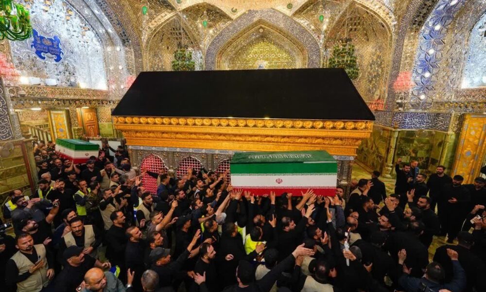 وداع تاریخی در نجف اشرف؛ تشییع قائد شهید امت