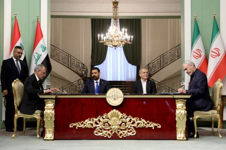 گزارش تصویری مراسم امضای یادداشت‌تفاهم همکاری میان ایران و عراق